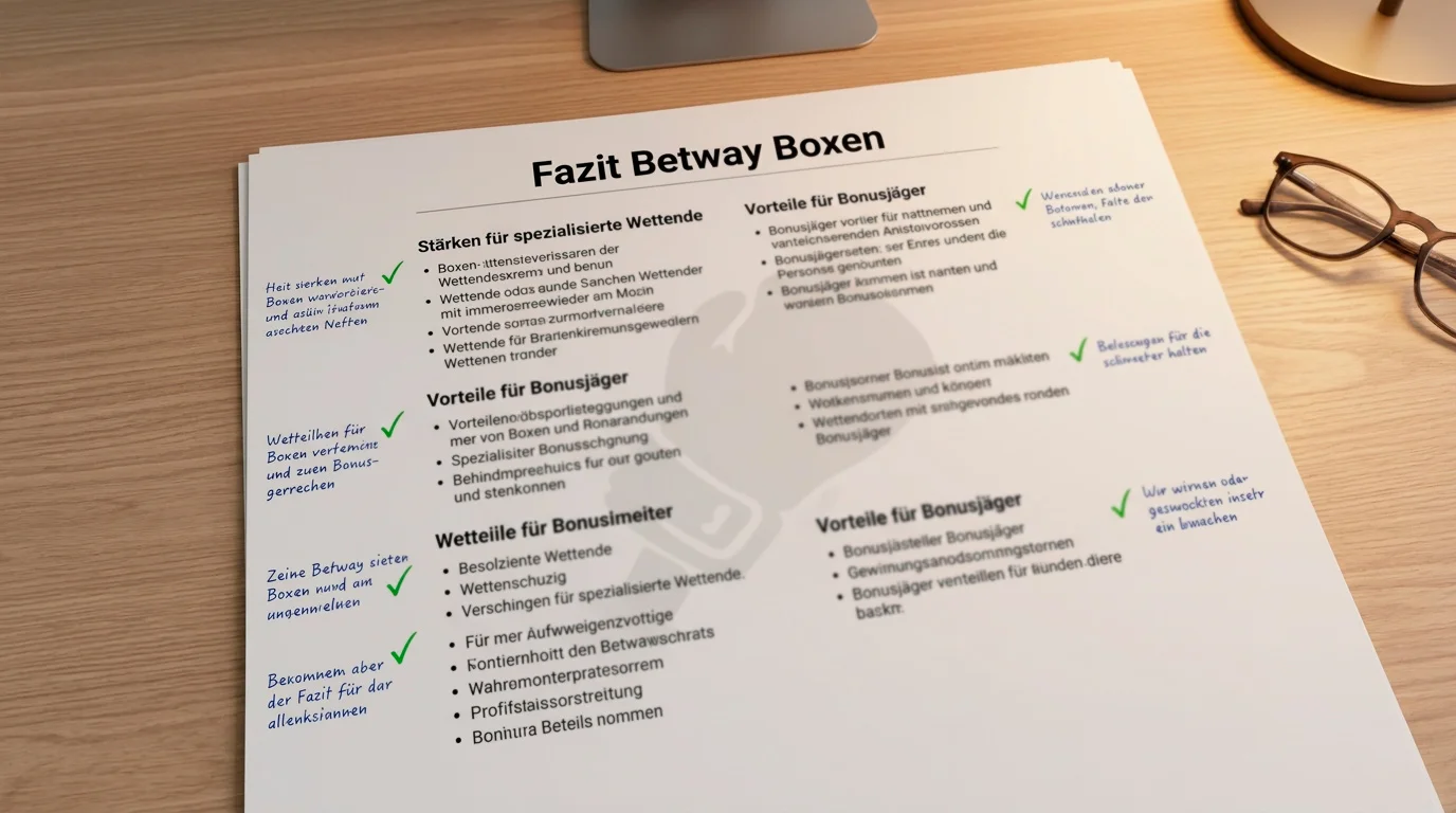 Betway Boxen Wetten Fazit Empfehlung für Spezialwetten-Fans und bonusorientierte Wetter