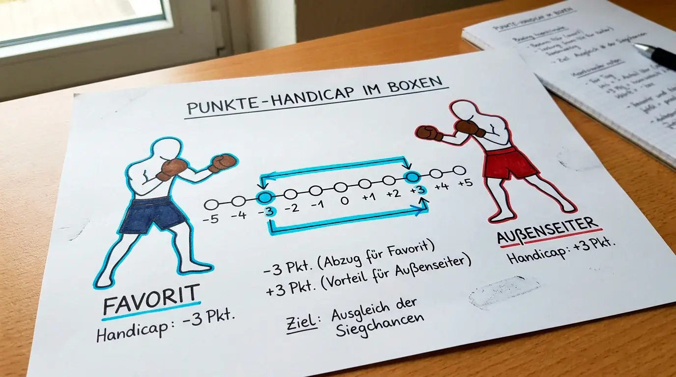 Punkte-Handicap beim Boxen – wie ganzzahlige Handicap-Werte bei Boxkämpfen funktionieren