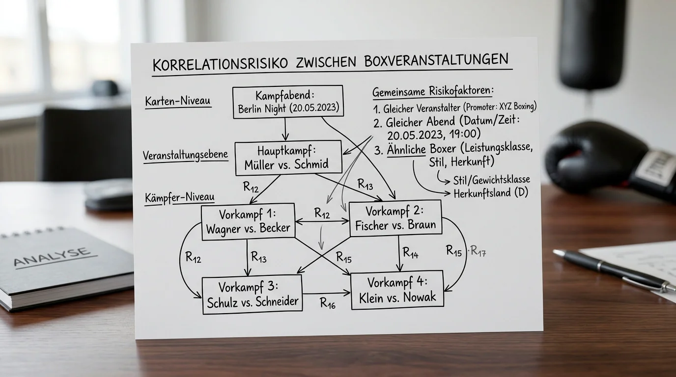 Korrelationsrisiko bei Boxen-Kombiwetten – warum abhängige Kampfergebnisse die Kombi schwächen