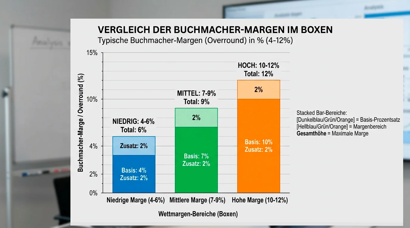 Buchmachermarge beim Boxen: Wie die Overround entsteht und was 4 bis 12 Prozent für Wetter bedeuten