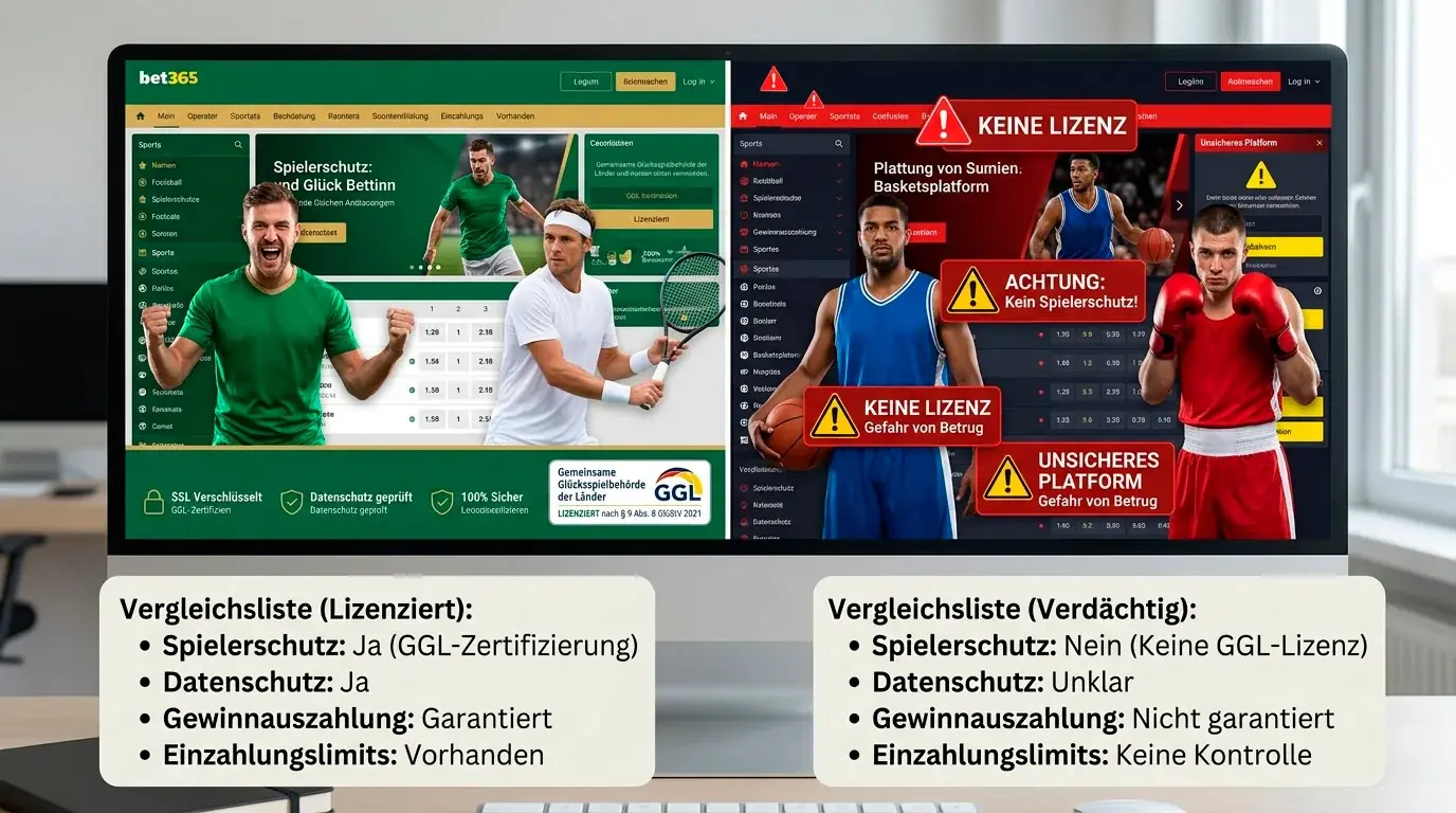 Konsequenzen fehlender GGL-Lizenz für Boxwetten: kein Spielerschutz, keine Aufsicht, kein Einlagenschutz