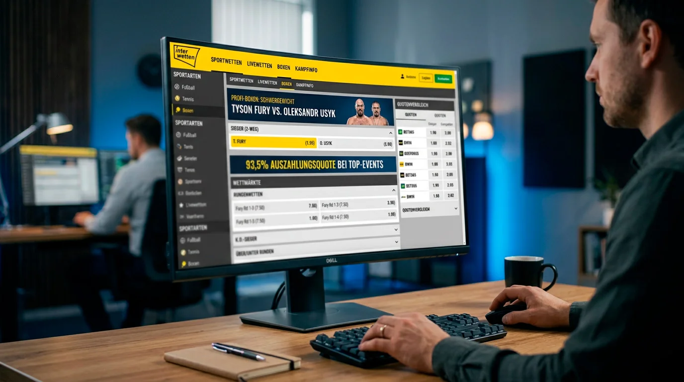 Interwetten Boxen Quoten Auszahlungsrate 93,5 Prozent im deutschen Anbietervergleich