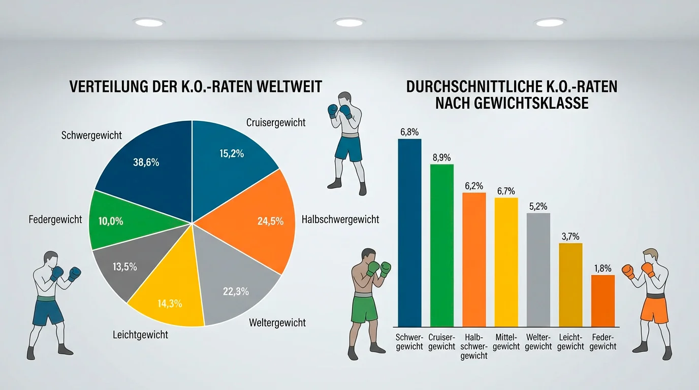 Globale K.O.-Rate im professionellen Boxen: Statistik und Bedeutung für Methodenwetten