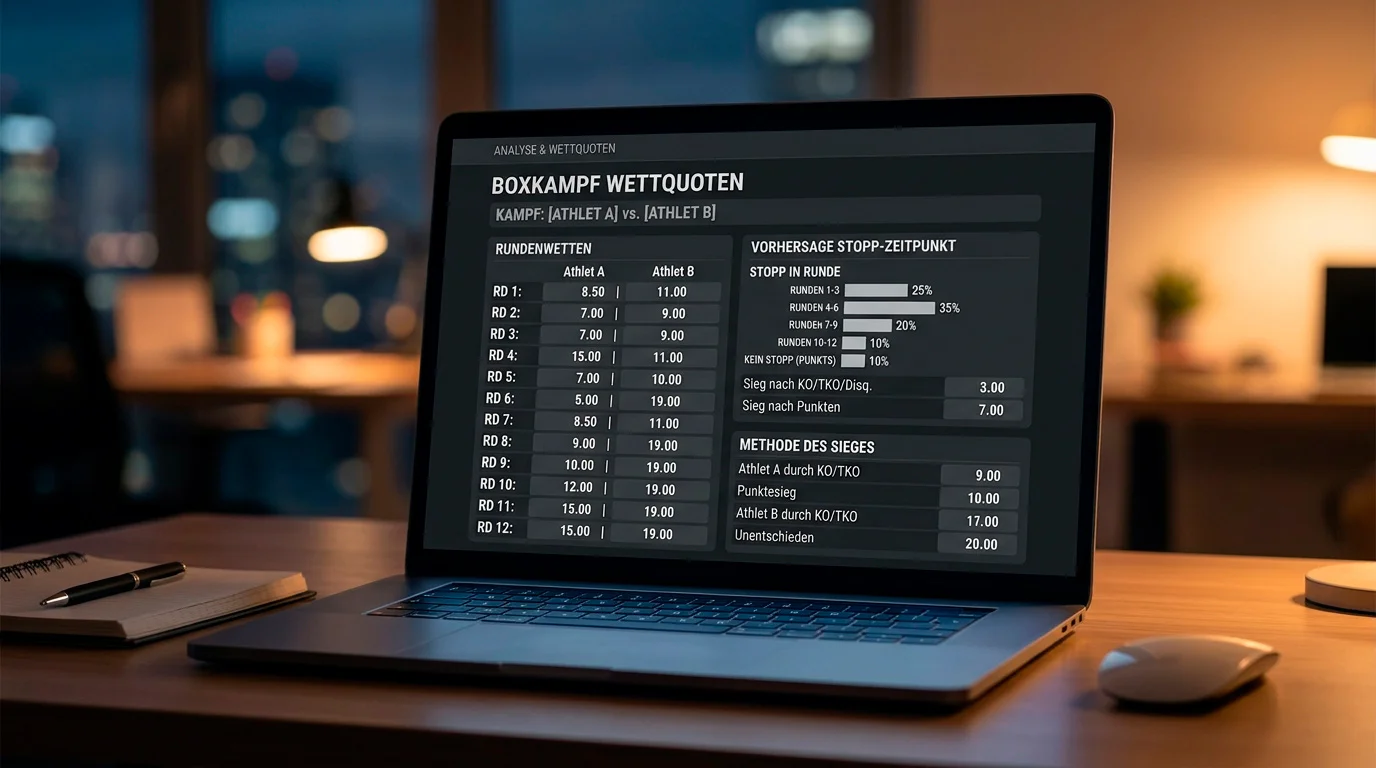 Statistik-basierte Rundenwetten beim Boxen: Datenanalyse für Über/Unter und exakte Runden