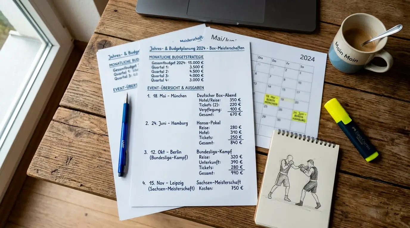 Planung des Boxwetten-Budgets fuer Grosskampf-Naechte unter Beruecksichtigung des LUGAS-Einzahlungslimits