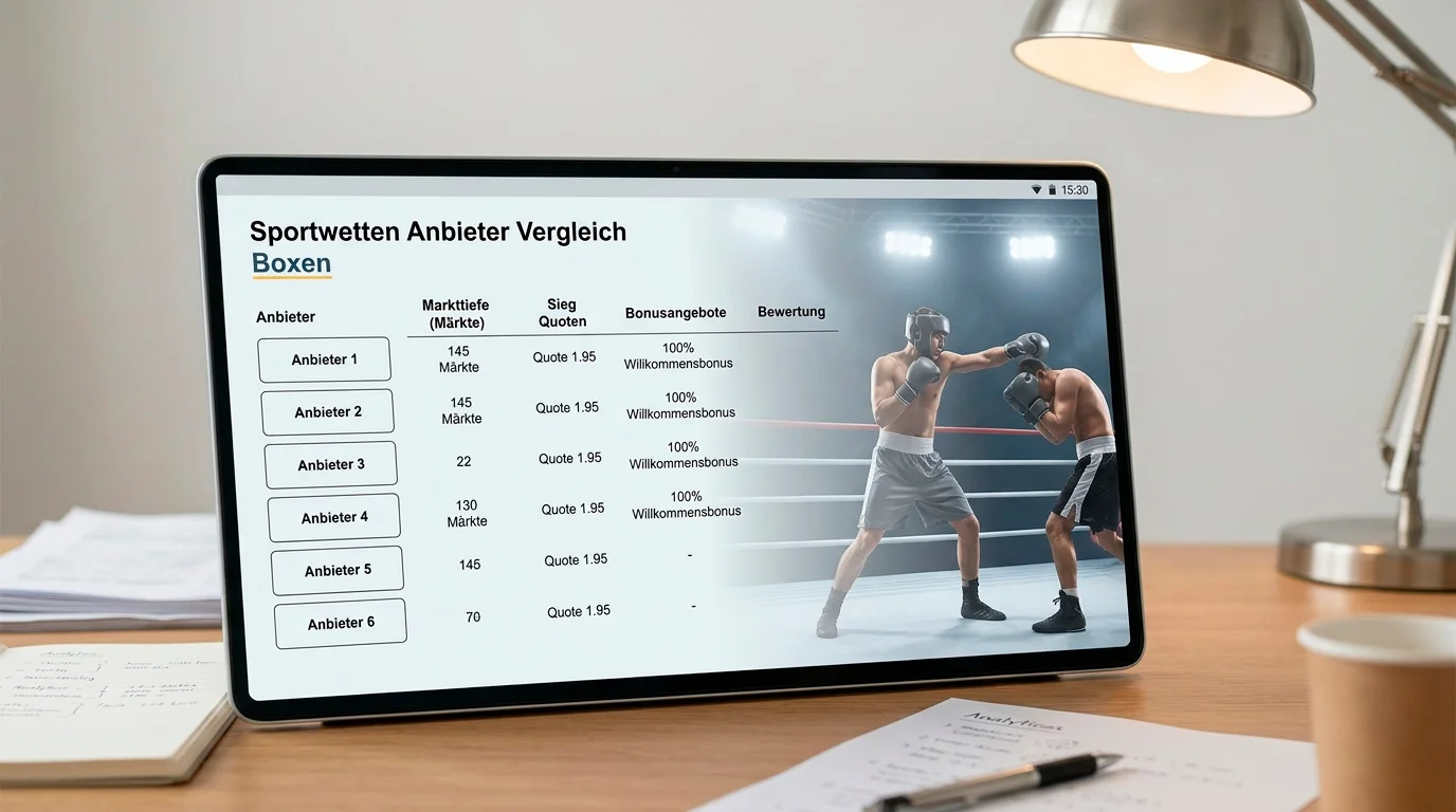 Anbietervergleich für Method-of-Victory-Märkte beim Boxen – Markttiefe bei Titelkämpfen