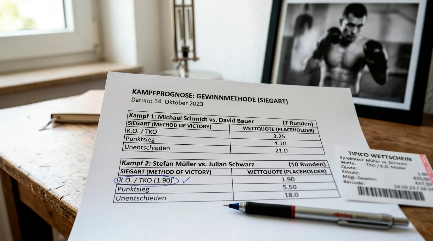 Quotenvergleich für Method-of-Victory-Wetten beim Boxen – K.O., TKO und Punktsieg im Marktvergleich