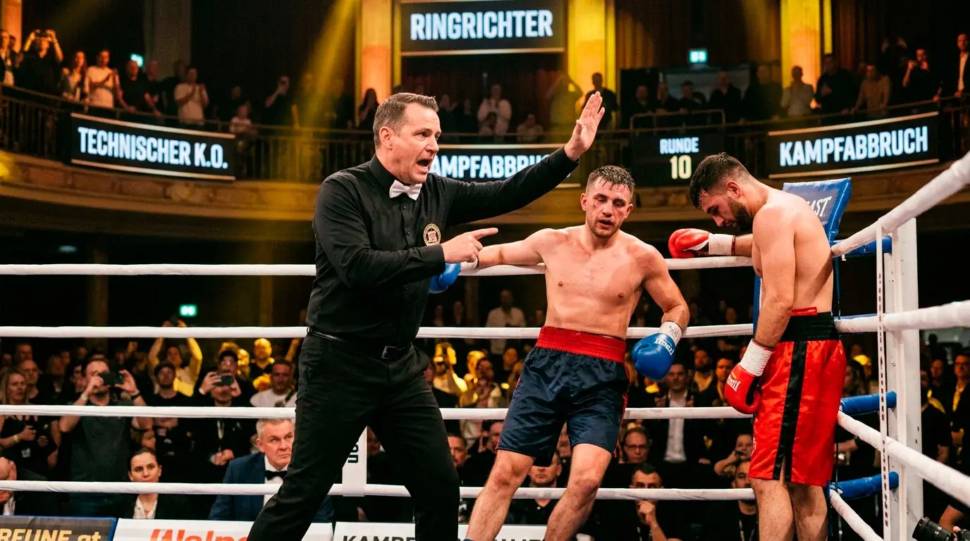 Ringrichter stoppt einen Boxkampf – TKO-Wette und Regelung bei Sportwetten erklärt