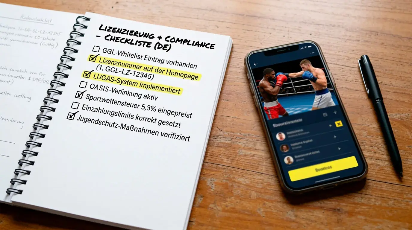 Erkennungsmerkmale einer gültigen GGL-Lizenz für Boxen Sportwetten-Anbieter in Deutschland
