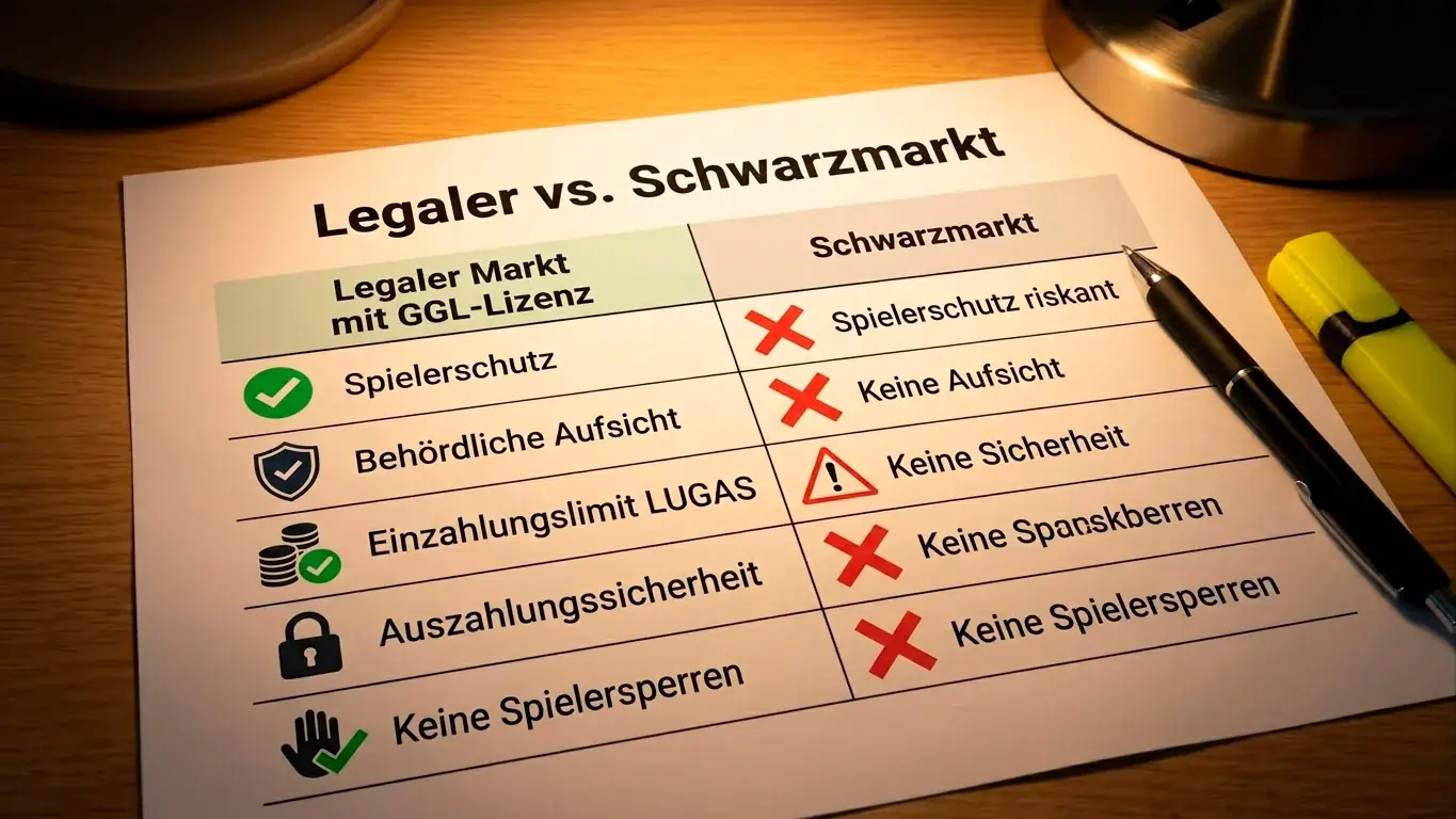 Vorteile des legalen Sportwetten-Markts mit GGL-Lizenz gegenüber Schwarzmarkt-Anbietern für Boxwetter