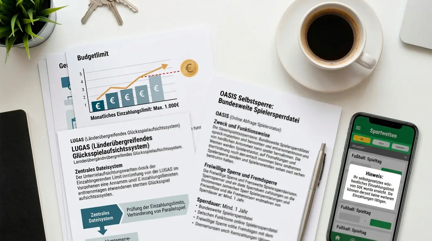 Spielerschutz beim Value Betting: Budgetlimits, LUGAS-System und verantwortungsvolle Wettstrategie im Blick