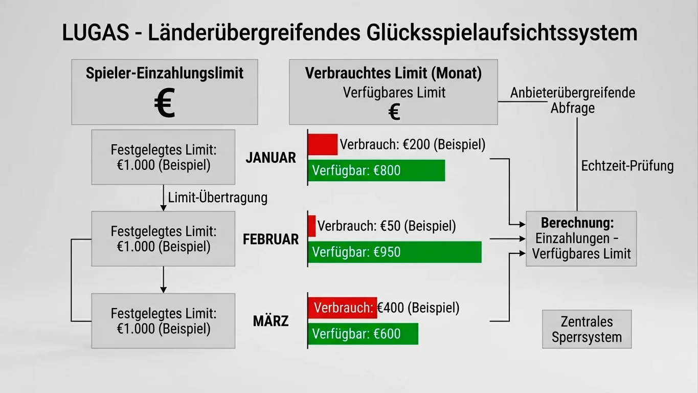 Einzahlungslimit beim Boxwetten: LUGAS-System und anbietereigene Limits erklärt